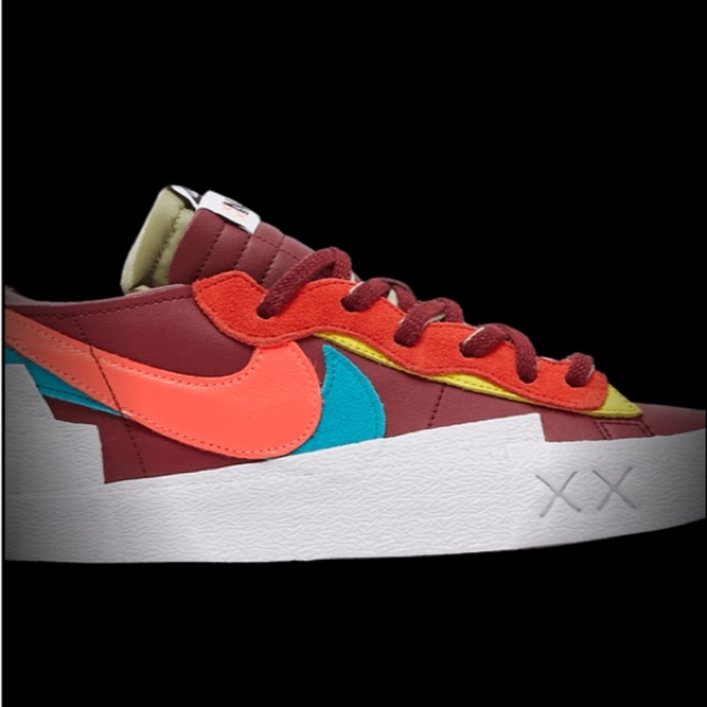 Nike Multicolor Sneakers - Red, Orange, Blue, Yellow